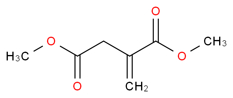 Dimethyl 2-methylenesuccinate_分子结构_CAS_)