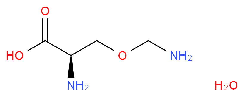 (2R)-2-amino-3-(aminomethoxy)propanoic acid hydrate_分子结构_CAS_5794-24-1