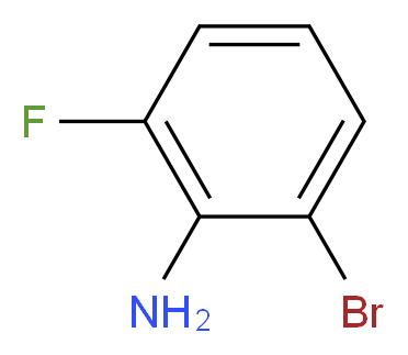 2-Bromo-6-fluoroaniline_分子结构_CAS_65896-11-9)