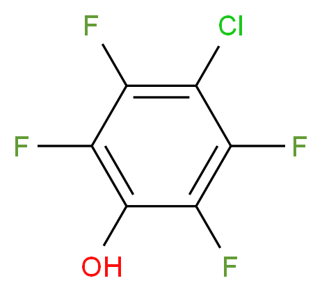 4-Chloro-2,3,5,6-tetrafluorophenol_分子结构_CAS_4232-66-0)