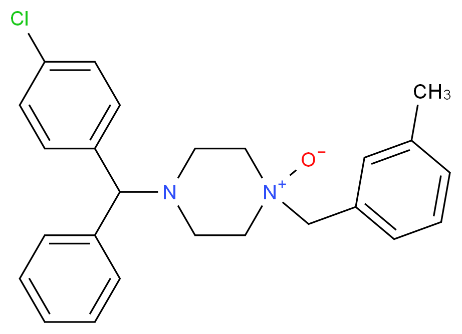 Meclizine N'-Oxide_分子结构_CAS_114624-69-0)