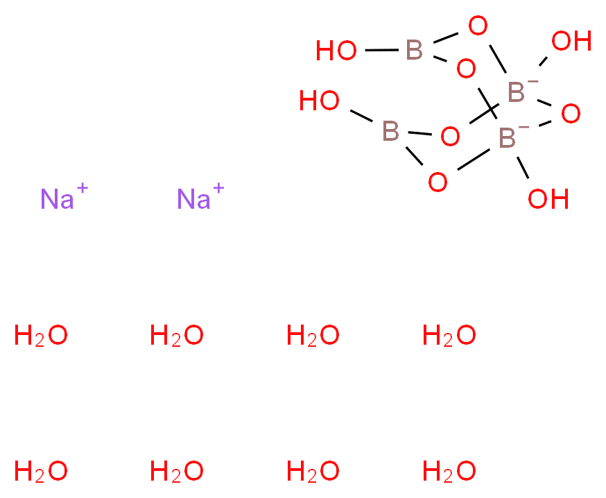 1303-96-4 分子结构