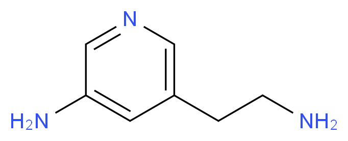 5-(2-aminoethyl)pyridin-3-amine_分子结构_CAS_1060804-38-7)