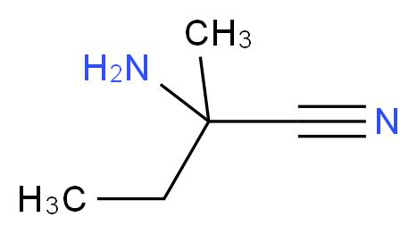 2-Amino-2-methylbutanenitrile_分子结构_CAS_4475-95-0)