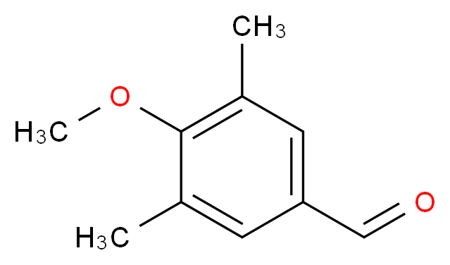 4-methoxy-3,5-dimethylbenzaldehyde_分子结构_CAS_39250-90-3