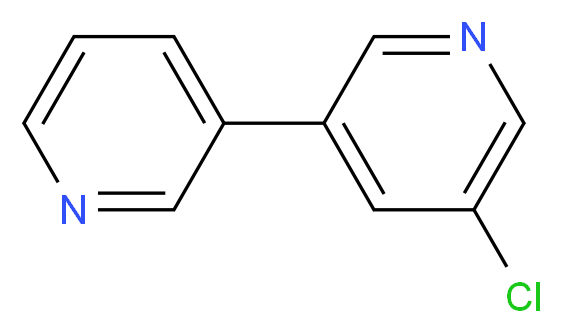 3-chloro-5-(pyridin-3-yl)pyridine_分子结构_CAS_284040-67-1