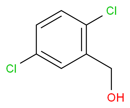 (2,5-dichlorophenyl)methanol_分子结构_CAS_34145-05-6