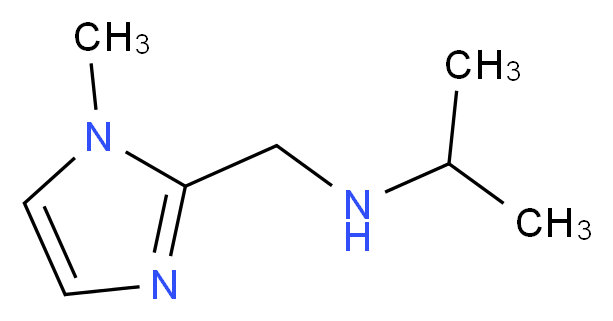 [(1-methyl-1H-imidazol-2-yl)methyl](propan-2-yl)amine_分子结构_CAS_474056-47-8