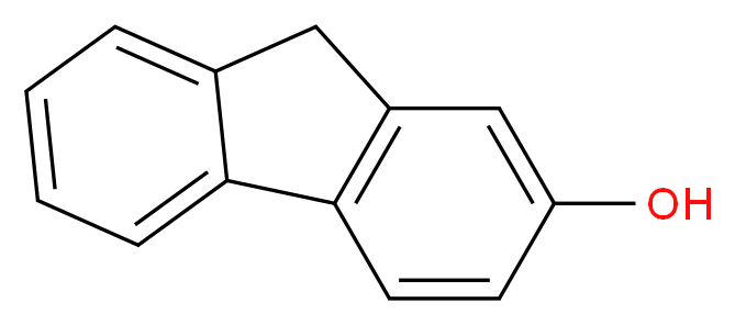 9H-fluoren-2-ol_分子结构_CAS_2443-58-5