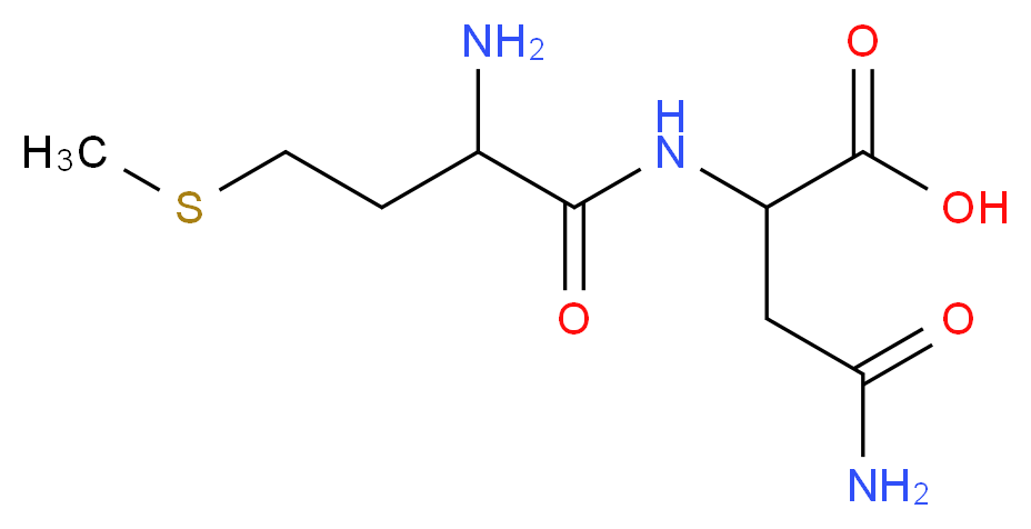 2-[2-amino-4-(methylsulfanyl)butanamido]-3-carbamoylpropanoic acid_分子结构_CAS_36261-61-7