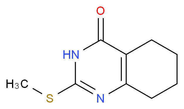 2-(methylsulfanyl)-3,4,5,6,7,8-hexahydroquinazolin-4-one_分子结构_CAS_34170-21-3