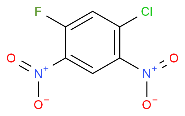 1-Chloro-2,4-dinitro-5-fluorobenzene 98%_分子结构_CAS_327-91-3)