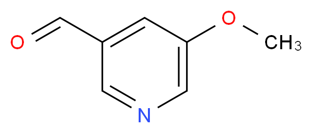 5-甲氧基-吡啶-3-甲醛_分子结构_CAS_113118-83-5)