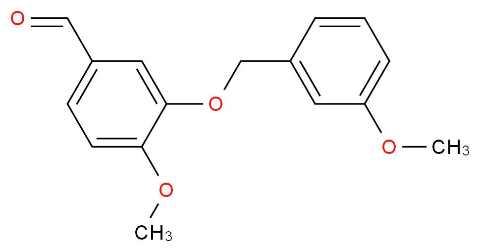 4-Methoxy-3-[(3-methoxybenzyl)oxy]benzaldehyde_分子结构_CAS_)