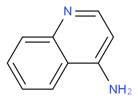Quinolin-4-amine_分子结构_CAS_578-68-7)
