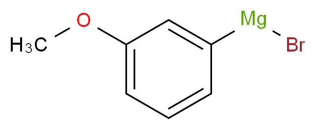 bromo(3-methoxyphenyl)magnesium_分子结构_CAS_36282-40-3