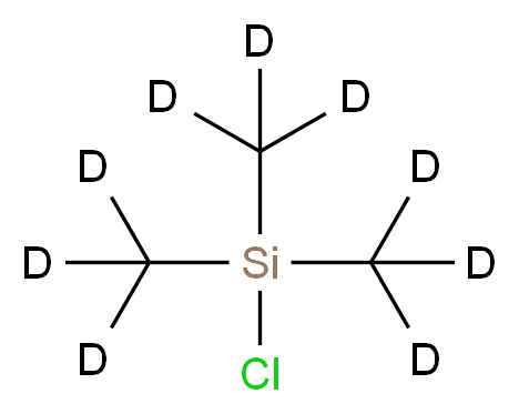 三甲基-d9-氯硅烷_分子结构_CAS_20395-57-7)