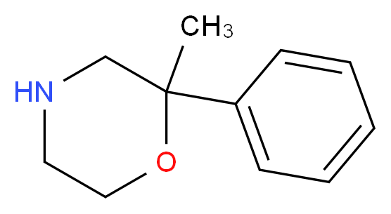 2-methyl-2-phenylmorpholine_分子结构_CAS_109461-41-8