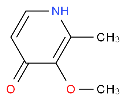 3-Methoxy-2-methylpyridin-4(1H)-one_分子结构_CAS_)