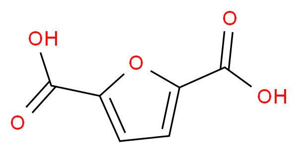 furan-2,5-dicarboxylic acid_分子结构_CAS_3238-40-2