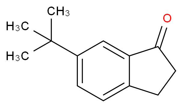 6-tert-butyl-2,3-dihydro-1H-inden-1-one_分子结构_CAS_162752-17-2