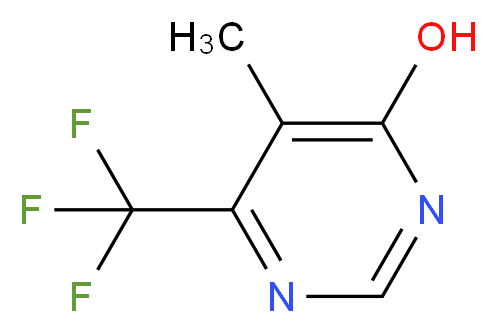 4-HYDROXY-5-METHYL-6-TRIFLUOROMETHYLPYRIMIDINE_分子结构_CAS_133307-16-1)