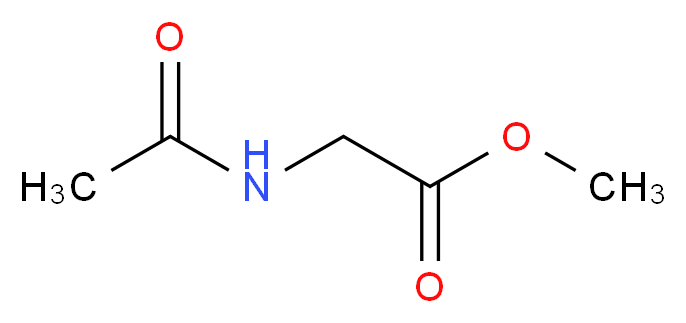 methyl 2-acetamidoacetate_分子结构_CAS_1117-77-7