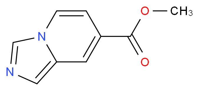 methyl imidazo[1,5-a]pyridine-7-carboxylate_分子结构_CAS_)