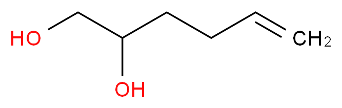 hex-5-ene-1,2-diol_分子结构_CAS_36842-44-1