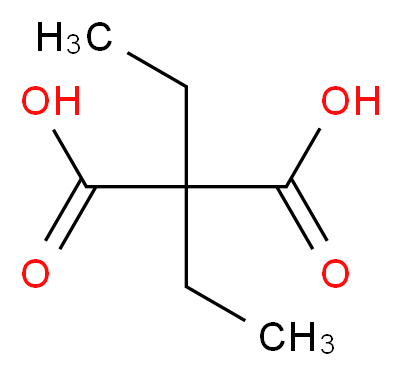diethylpropanedioic acid_分子结构_CAS_510-20-3