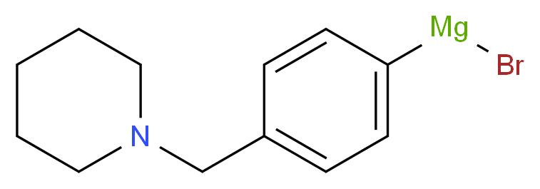 1-{[4-(bromomagnesio)phenyl]methyl}piperidine_分子结构_CAS_480424-83-7