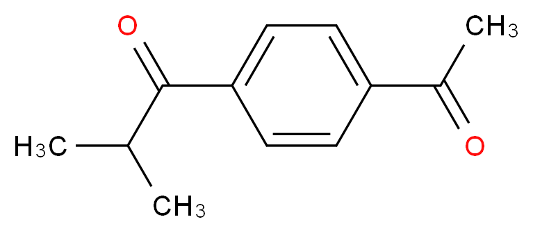 1-(4-acetylphenyl)-2-methylpropan-1-one_分子结构_CAS_103931-20-0