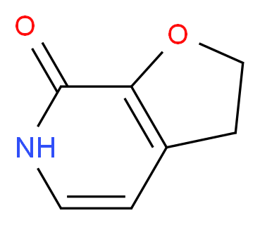 2,3-Dihydro-6H-furo[2,3-c]pyridin-7-one_分子结构_CAS_588732-72-3)