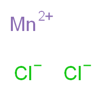 manganese(2+) ion dichloride_分子结构_CAS_7773-01-5