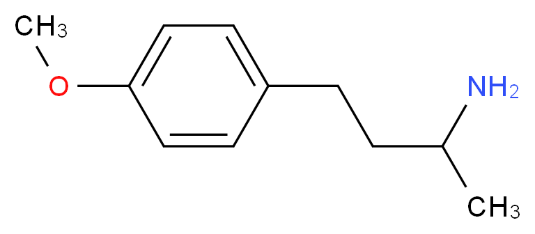 4-(4-methoxyphenyl)butan-2-amine_分子结构_CAS_)