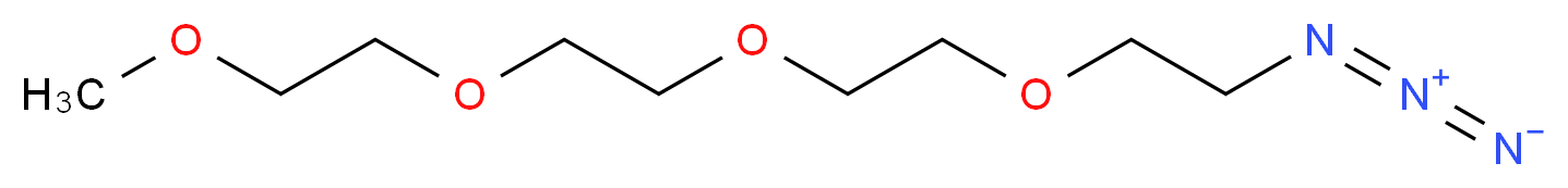 13-azido-2,5,8,11-tetraoxatridecane_分子结构_CAS_606130-90-9
