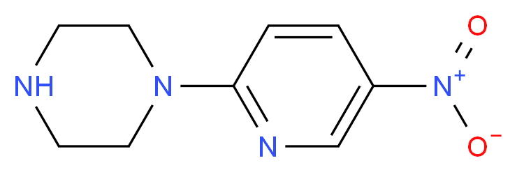 1-(5-Nitropyridin-2-yl)piperazine_分子结构_CAS_82205-58-1)