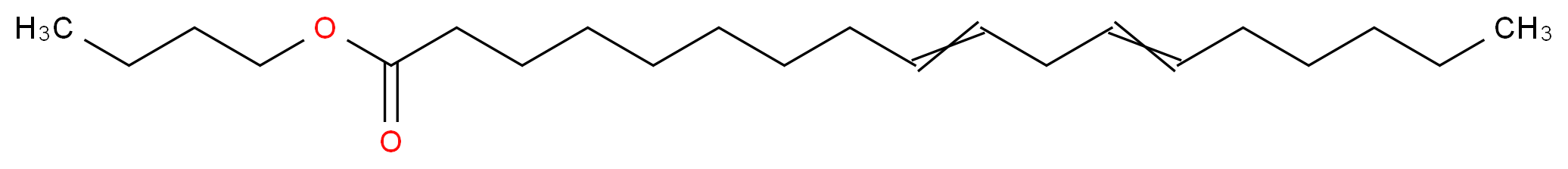 butyl octadeca-9,12-dienoate_分子结构_CAS_2634-45-9