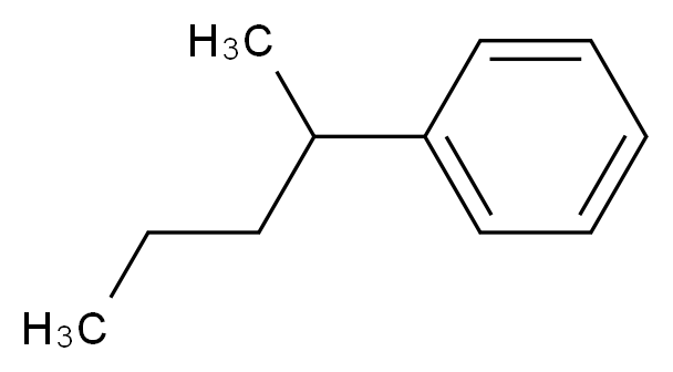 pentan-2-ylbenzene_分子结构_CAS_2719-52-0