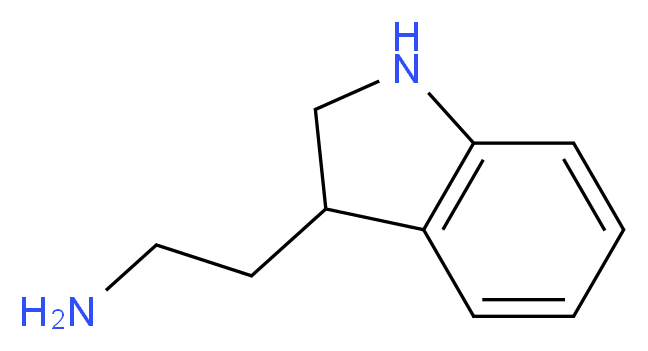 2-(Indolin-3-yl)ethanamine_分子结构_CAS_13078-91-6)