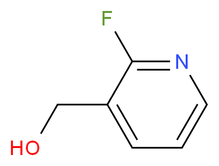 2-Fluoro-3-(hydroxymethyl)pyridine_分子结构_CAS_131747-55-2)