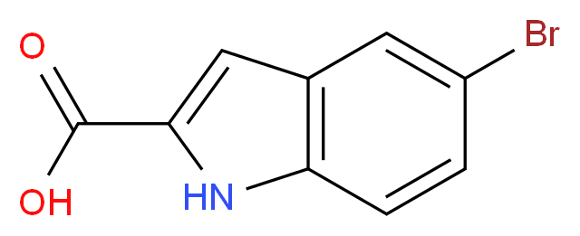 5-Bromo-1H-indole-2-carboxylic acid_分子结构_CAS_7254-19-5)