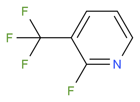2-Fluoro-3-(trifluoromethyl)pyridine_分子结构_CAS_65753-52-8)