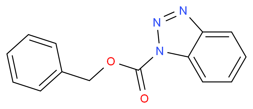 1-(苄氧羰基)苯并三唑_分子结构_CAS_57710-80-2)