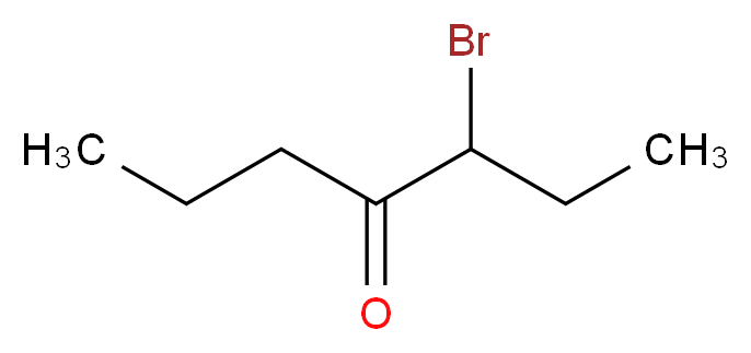 3-bromoheptan-4-one_分子结构_CAS_42330-10-9