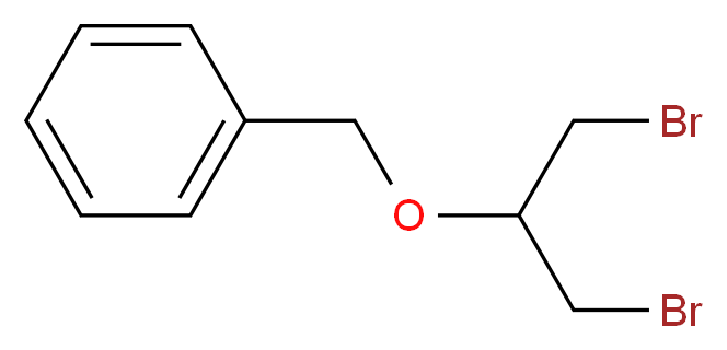 ((1,3-dibromopropan-2-yloxy)methyl)benzene_分子结构_CAS_35995-55-2)