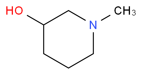 1-methylpiperidin-3-ol_分子结构_CAS_3554-74-3