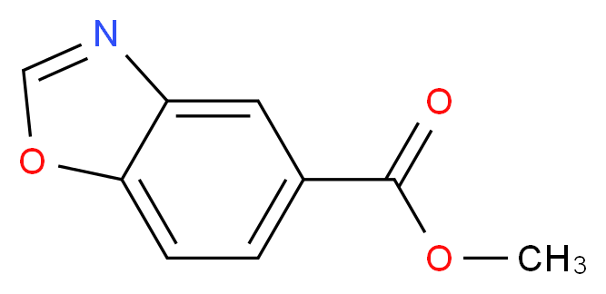 Methyl 1,3-benzoxazole-5-carboxylate_分子结构_CAS_924869-17-0)