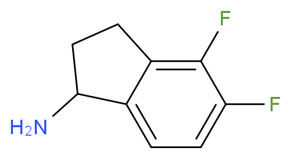 4,5-DIFLUORO-2,3-DIHYDRO-1H-INDEN-1-AMINE_分子结构_CAS_907973-34-6)