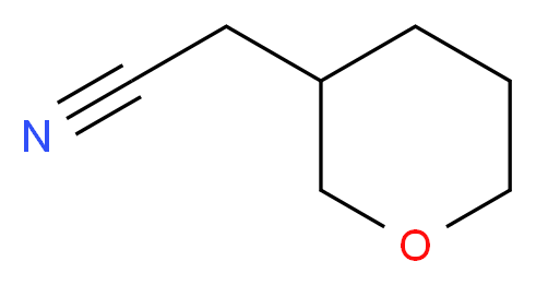 Tetrahydro-2H-pyran-3-ylacetonitrile_分子结构_CAS_)
